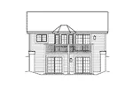 Cabin & Cottage House Plan Rear Elevation - Lyn Lake Waterfront Home 007D-0198 - Shop House Plans and More