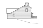 Traditional House Plan Right Elevation - Arcadia Saltbox Style Home 007D-0200 - Search House Plans and More