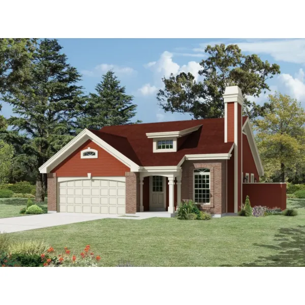 Roof Dormer And Front Brickwork Create Natural Glow