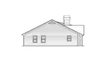 Ranch House Plan Left Elevation - Jenny Manor Country Ranch Home 007D-0201 - Search House Plans and More
