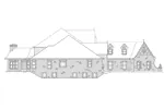 Tudor House Plan Left Elevation - Westershire Place Luxury Home 007D-0202 - Shop House Plans and More