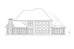 Tudor House Plan Rear Elevation - Westershire Place Luxury Home 007D-0202 - Shop House Plans and More