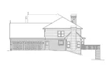 Tudor House Plan Right Elevation - Westminster Heights Tudor Home 007D-0203 - Shop House Plans and More