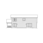 Country House Plan Rear Elevation - Greensaver I Efficient Home 007D-0205 - Search House Plans and More