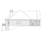 Ranch House Plan Left Elevation - Cheshire Hills Efficient Home 007D-0207 - Search House Plans and More