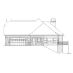 Ranch House Plan Right Elevation - Cheshire Hills Efficient Home 007D-0207 - Search House Plans and More