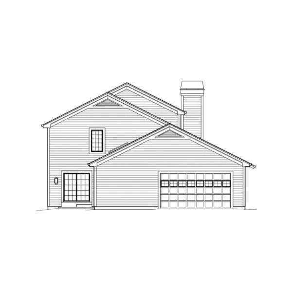 Country House Plan Left Elevation - Forest Lake Country Home 007D-0208 - Search House Plans and More