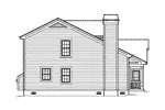 Country House Plan Left Elevation - Forest Park Contemporary Home 007D-0209 - Search House Plans and More