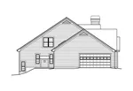 Contemporary House Plan Left Elevation - Forest Falls Country Home 007D-0211 - Search House Plans and More