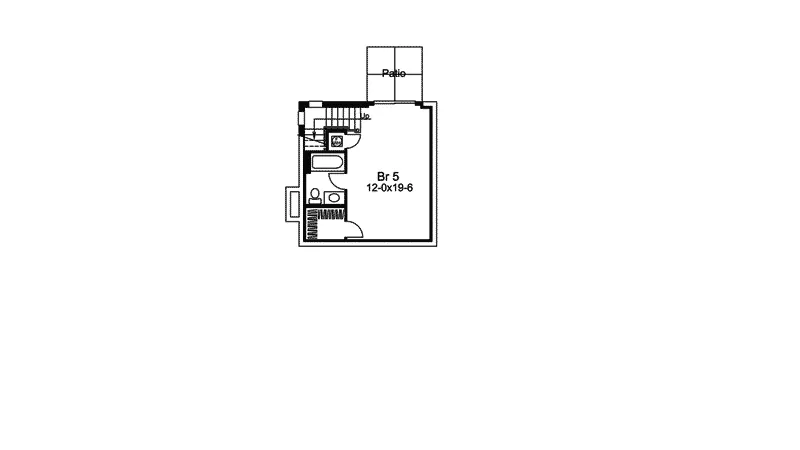 Contemporary House Plan Lower Level Floor - Forest Falls Country Home 007D-0211 - Search House Plans and More