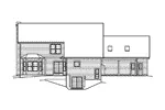Contemporary House Plan Rear Elevation - Forest Falls Country Home 007D-0211 - Search House Plans and More