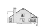 Contemporary House Plan Right Elevation - Forest Falls Country Home 007D-0211 - Search House Plans and More