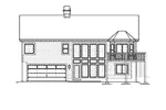 Country House Plan Rear Elevation - Lake Argyle Waterfront Home 007D-0214 - Shop House Plans and More