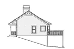 Lake House Plan Right Elevation - Lake Argyle Waterfront Home 007D-0214 - Shop House Plans and More