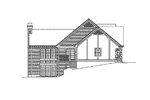 Ranch House Plan Left Elevation - Nottingham Hill Tudor Home 007D-0215 - Shop House Plans and More