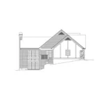 European House Plan Left Elevation - Nottingham Hill Tudor Home 007D-0215 - Shop House Plans and More