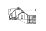 Ranch House Plan Right Elevation - Nottingham Hill Tudor Home 007D-0215 - Shop House Plans and More