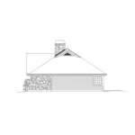 Country House Plan Right Elevation - Stonefield Country Ranch Home 007D-0216 - Shop House Plans and More