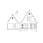 English Cottage House Plan Rear Elevation - Cotswold Cottage Home 007D-0217 - Search House Plans and More