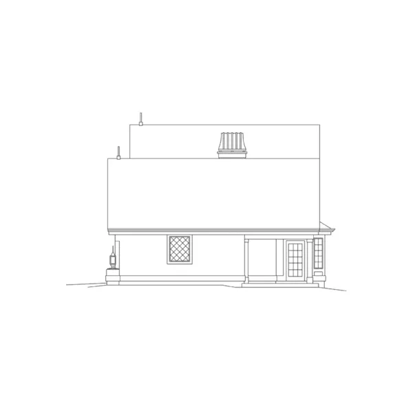 English Cottage House Plan Right Elevation - Cotswold Cottage Home 007D-0217 - Search House Plans and More