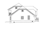Vacation House Plan Left Elevation - Waltham Forest Tudor Home 007D-0218 - Shop House Plans and More
