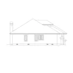 Vacation House Plan Left Elevation - Tampa Springs Sunbelt Home 007D-0219 - Shop House Plans and More