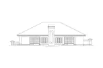 Ranch House Plan Rear Elevation - Tampa Springs Sunbelt Home 007D-0219 - Shop House Plans and More
