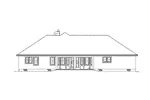 Modern House Plan Rear Elevation - St. Catherine Sunbelt Home 007D-0220 - Shop House Plans and More