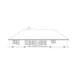 Sunbelt House Plan Rear Elevation - St. Catherine Sunbelt Home 007D-0220 - Shop House Plans and More