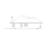 Vacation House Plan Left Elevation - Santa Catalina Sunbelt Home 007D-0221 - Shop House Plans and More