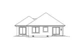 Sunbelt House Plan Rear Elevation - San Saguaro Florida Style Home 007D-0222 - Shop House Plans and More