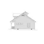 Contemporary House Plan Right Elevation - Windbriar Place Duplex Home 007D-0223 - Shop House Plans and More