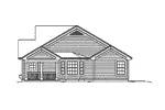 Ranch House Plan Left Elevation - Springdale Manor Ranch Duplex 007D-0226 - Shop House Plans and More