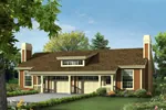 Ranch House Plan Front of Home - Woodmuir Place Duplex Home 007D-0227 - Shop House Plans and More