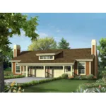 Multi-Family House Plan Front of Home - Woodmuir Place Duplex Home 007D-0227 - Shop House Plans and More