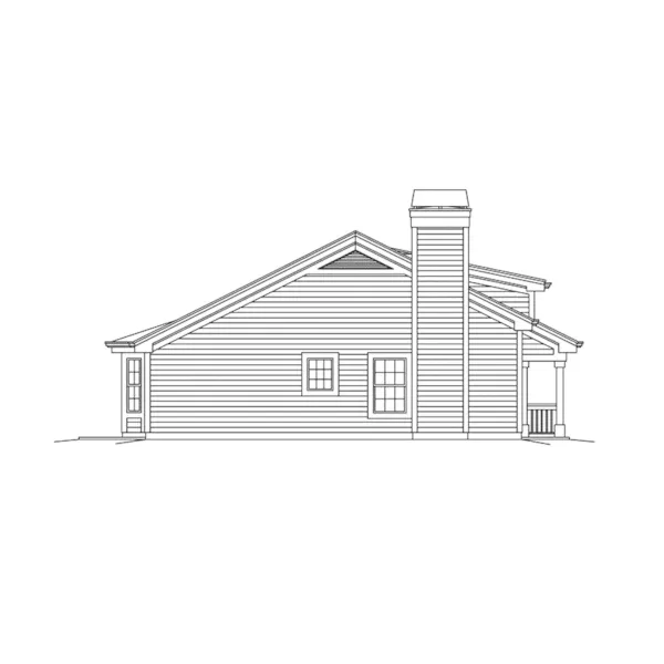 Multi-Family House Plan Left Elevation - Woodmuir Place Duplex Home 007D-0227 - Shop House Plans and More