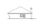 Multi-Family House Plan Right Elevation - Orlando Palms Florida Duplex 007D-0228 - Shop House Plans and More