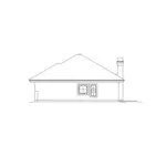 Sunbelt House Plan Right Elevation - Orlando Palms Florida Duplex 007D-0228 - Shop House Plans and More