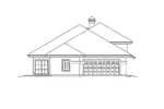 Sunbelt House Plan Left Elevation - Whitehaven Mediterranean Home 007D-0229 - Shop House Plans and More