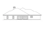 Sunbelt House Plan Rear Elevation - Whitehaven Mediterranean Home 007D-0229 - Shop House Plans and More