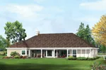 Country House Plan Color Image of House - Georgia Manor Country Home 007D-0231 - Search House Plans and More
