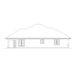 Southwestern House Plan Left Elevation - Yuma Park Narrow Lot Home 007D-0233 - Shop House Plans and More