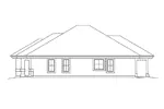 Southwestern House Plan Right Elevation - Yuma Park Narrow Lot Home 007D-0233 - Shop House Plans and More