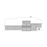 Ranch House Plan Rear Elevation - Kempton Place Car Lover's Home 007D-0234 - Search House Plans and More