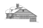 Ranch House Plan Right Elevation - Kempton Place Car Lover's Home 007D-0234 - Search House Plans and More