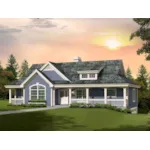 Traditional House Plan Front of Home - Royalview Atrium Ranch Home 007D-0236 - Shop House Plans and More