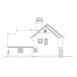 European House Plan Right Elevation - Cuddington Forest Narrow Home 007D-0238 - Search House Plans and More