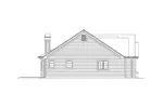 Ranch House Plan Left Elevation - Lynnewood Place Ranch Home 007D-0239 - Shop House Plans and More