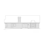 Country House Plan Rear Elevation - Lynnewood Place Ranch Home 007D-0239 - Shop House Plans and More