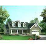 Traditional House Plan Front of Home - Amberdale Country Vacation Home 007D-0240 - Search House Plans and More